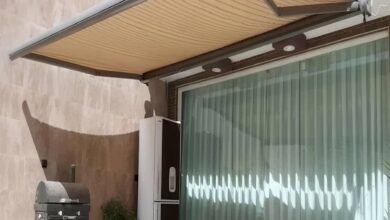 سایبان برقی بازویی اتوماتیک در چالوس