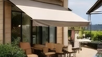 سایبان برقی بازویی اتوماتیک در کیش