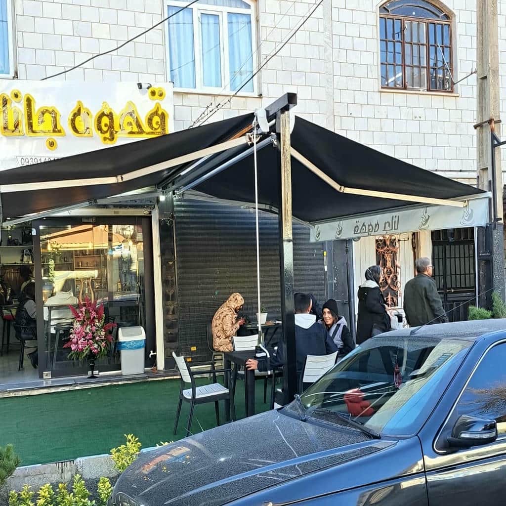 خرید سایبان برقی بازویی اتوماتیک ضدآب در سمنان