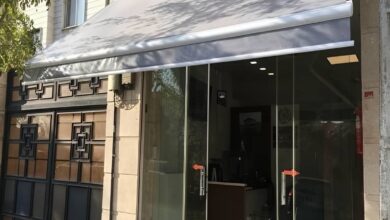 سایبان برقی بازویی اتوماتیک در پرند