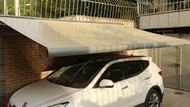سایبان برقی بازویی اتوماتیک در رفسنجان