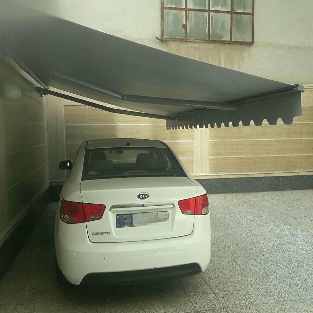 خرید سایبان برقی بازویی پروفیل دقیق در بوشهر