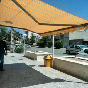 سایبان برقی بازویی در استان گلستان