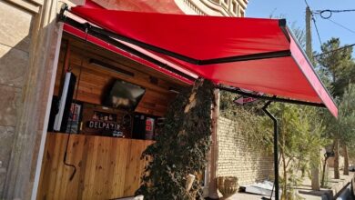 سایبان برقی بازویی اتوماتیک در آمل