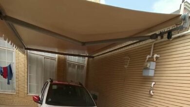سایبان برقی بازویی در بندر چابهار