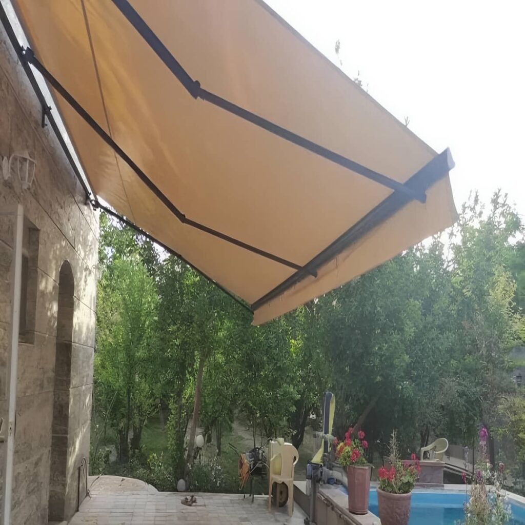 سایبان برقی بازویی اتوماتیک در یزد