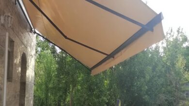 سایبان برقی بازویی اتوماتیک در یزد