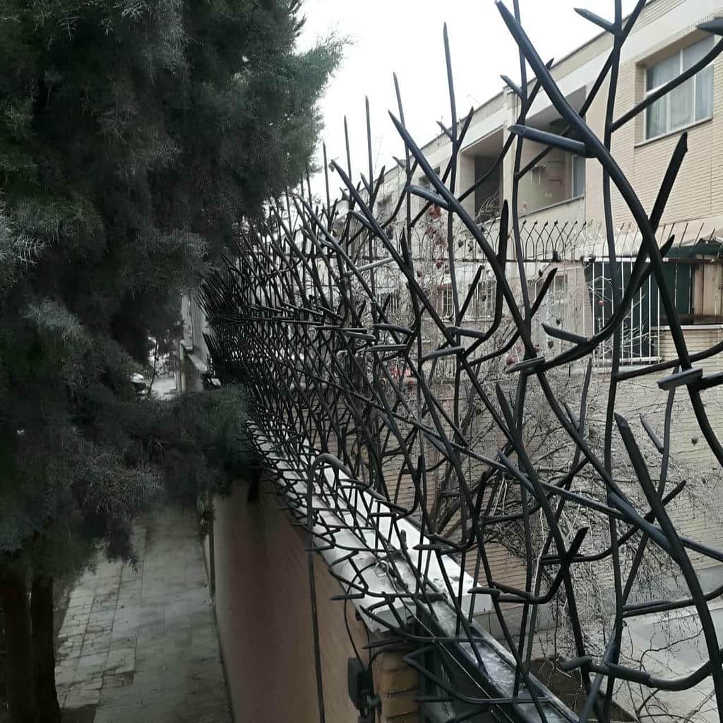نصب حفاظ شاخ گوزنی پایه محکم در بومهن