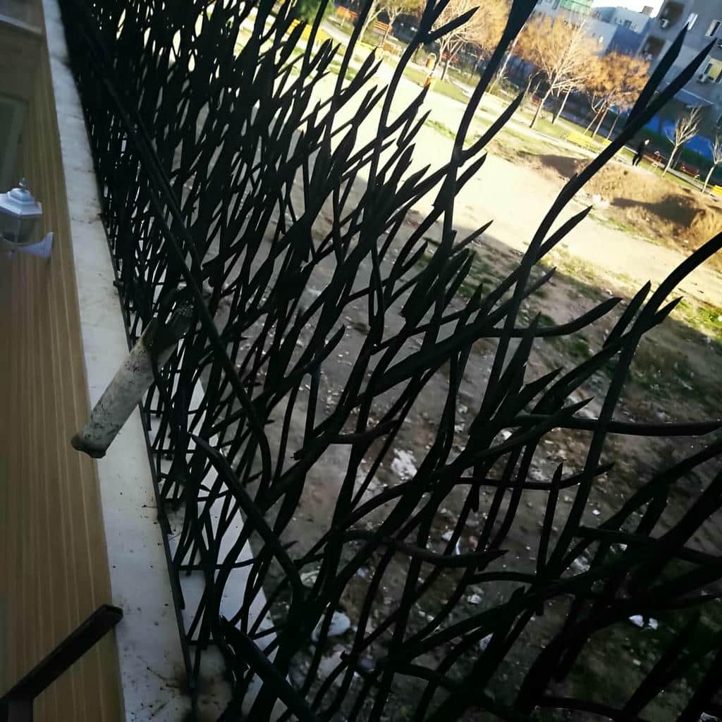 نصب حفاظ شاخ گوزنی رنگ مقاوم در مریوان