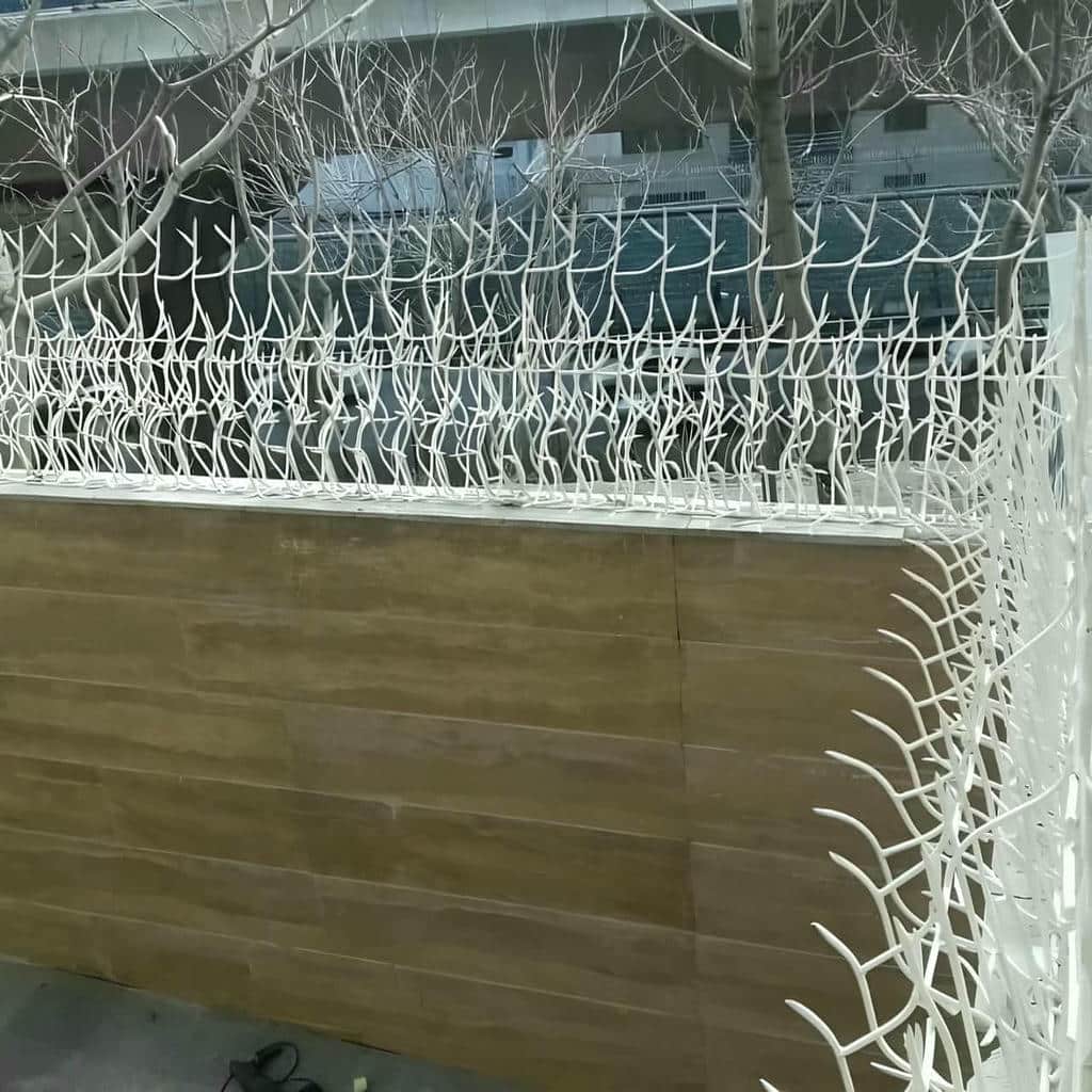 نصب حفاظ شاخ گوزنی رنگ سردسیری در اردبیل