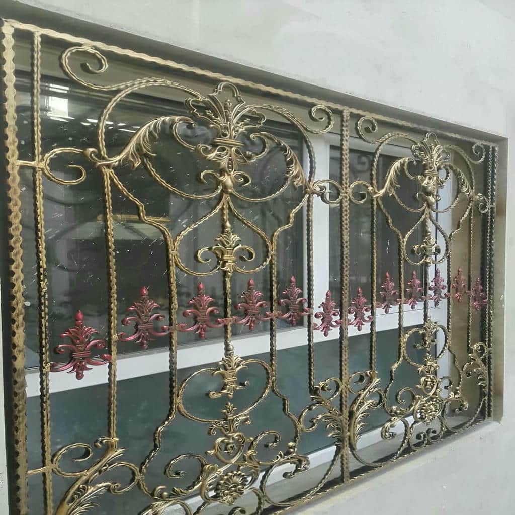 فروش نرده پنجره حفاظ آهنی فرفورژه در بندرعباس