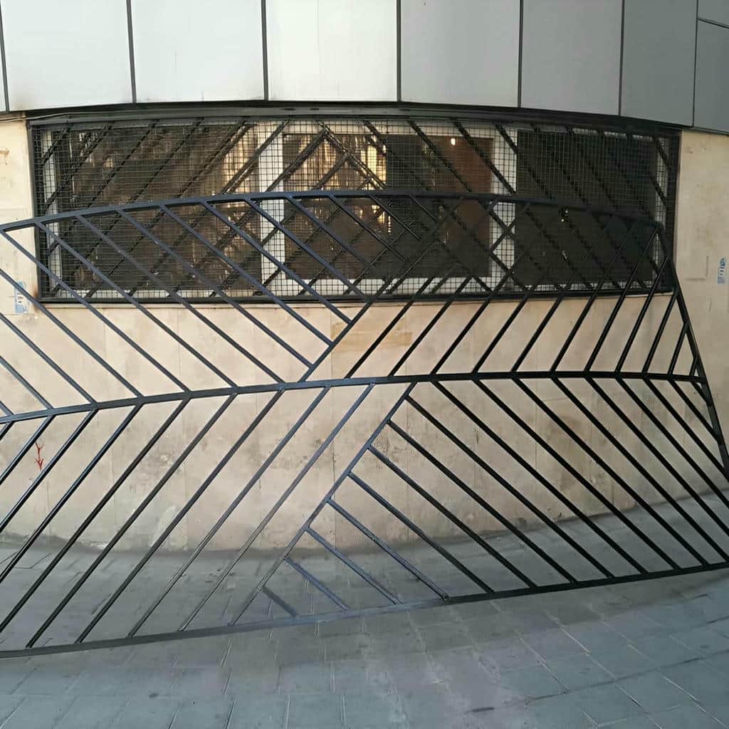 کارخانه نرده پنجره آهنی گرد کلاسیک در بندر انزلی