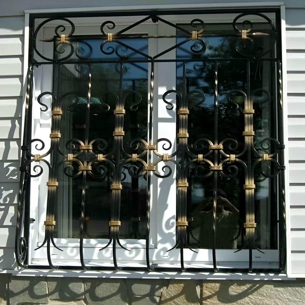 نصب نرده پنجره آهنی فرفورژه در عظیمیه کرج
