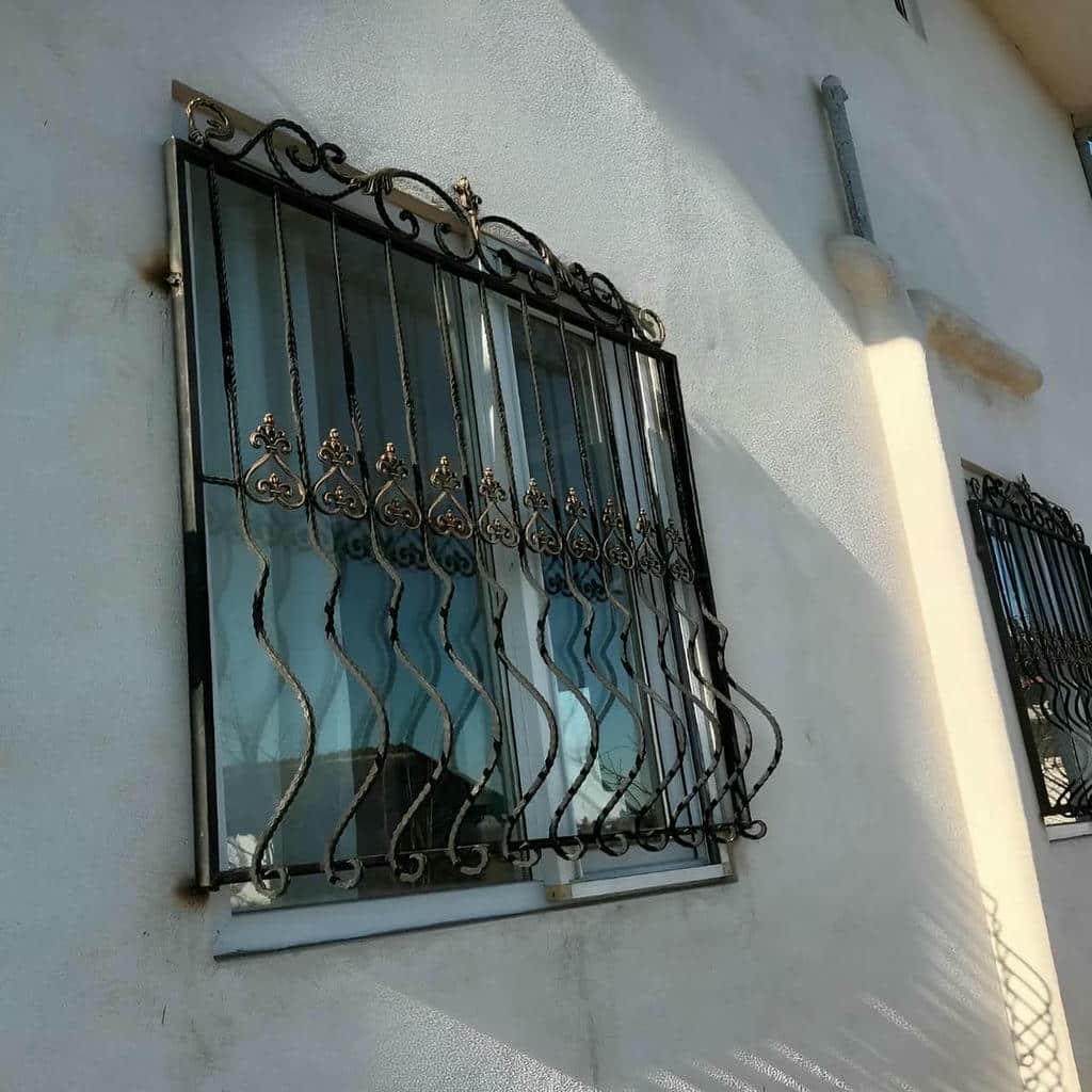 خرید حفاظ پنجره فرفورژه مدرن در زاهدان