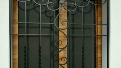 نرده پنجره حفاظ آهنی در آبسرد