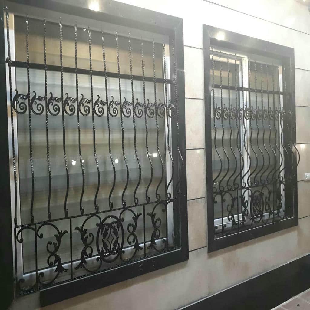 کارخانه نرده پنجره آهنی گرد کلاسیک در بوشهر