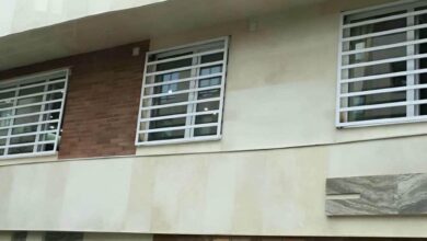 نرده پنجره آهنی در کیش