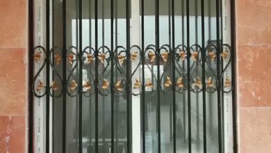 نرده پنجره حفاظ آهنی در هشتگرد