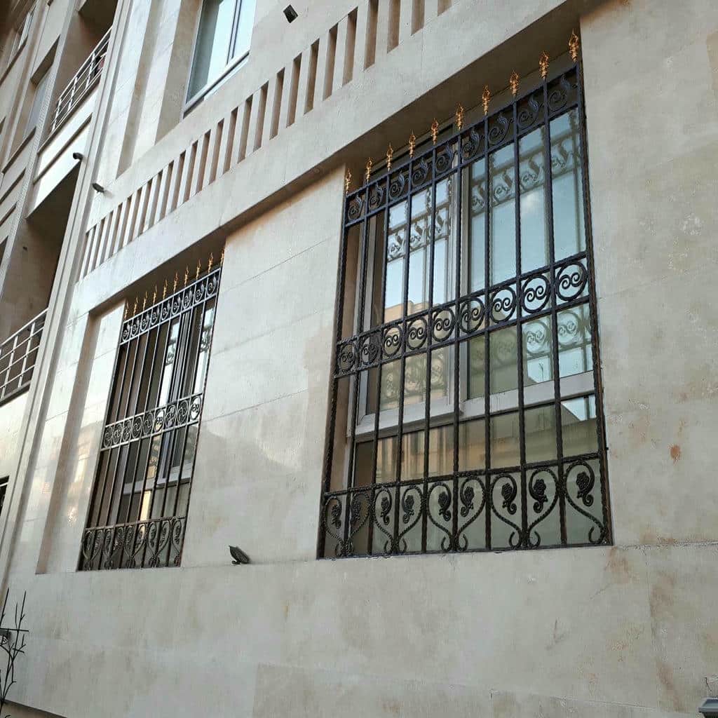 خرید حفاظ پنجره فرفورژه مدرن در استان گیلان