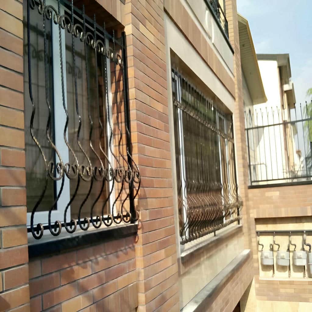 کارخانه نرده پنجره حفاظ آهنی گرد کلاسیک در لواسان