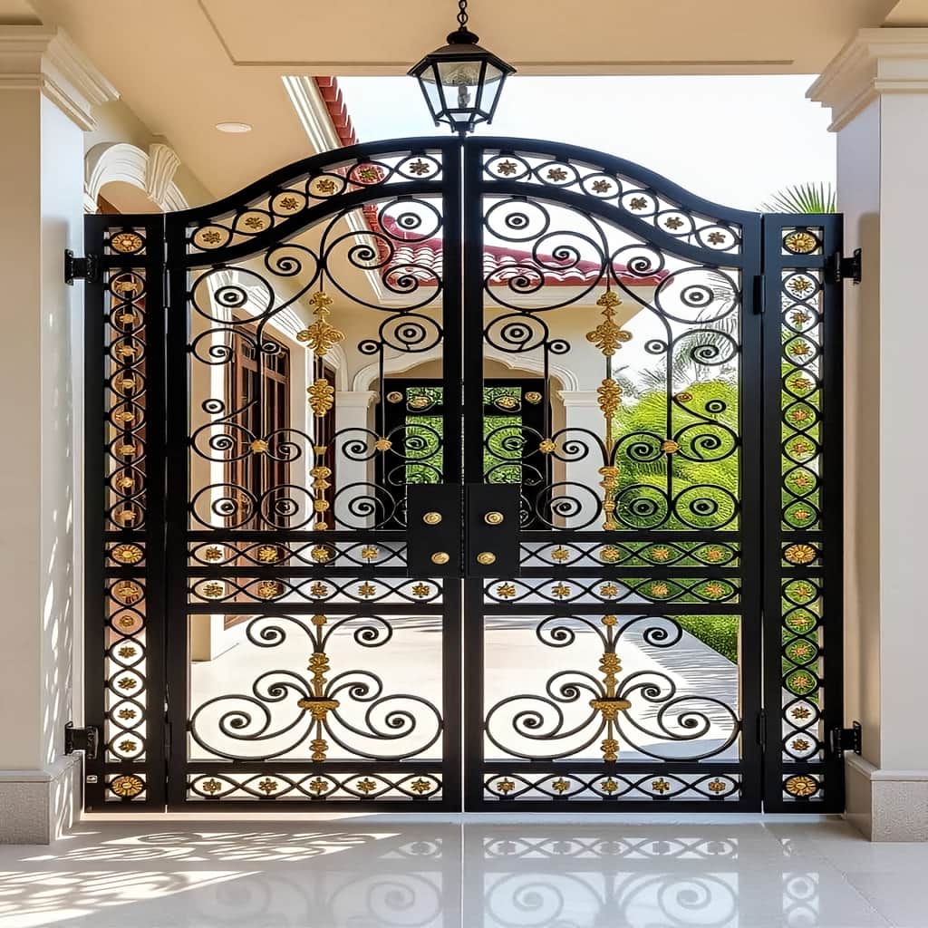 کارخانه درب حیاط ویلا سنگین در فردیس کرج