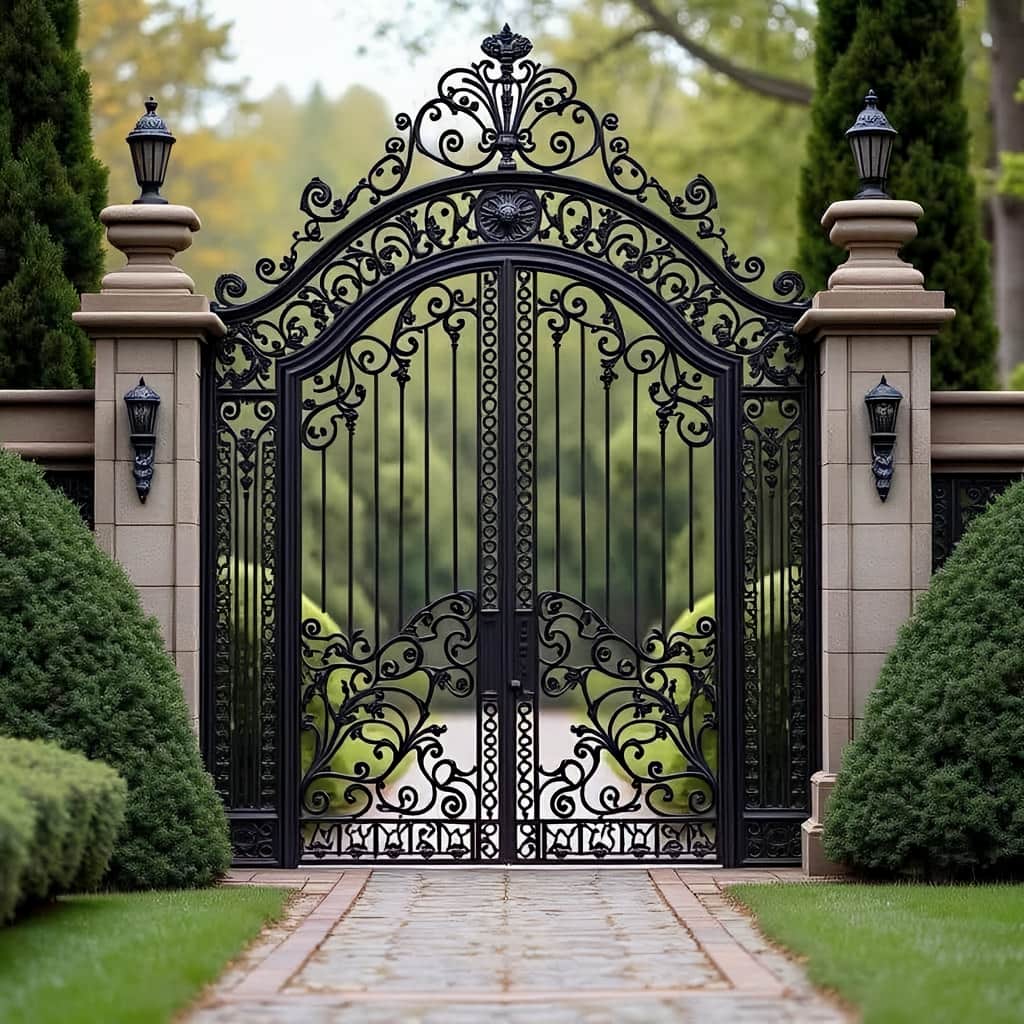 خرید درب حیاط ویلا ساده در شهریار