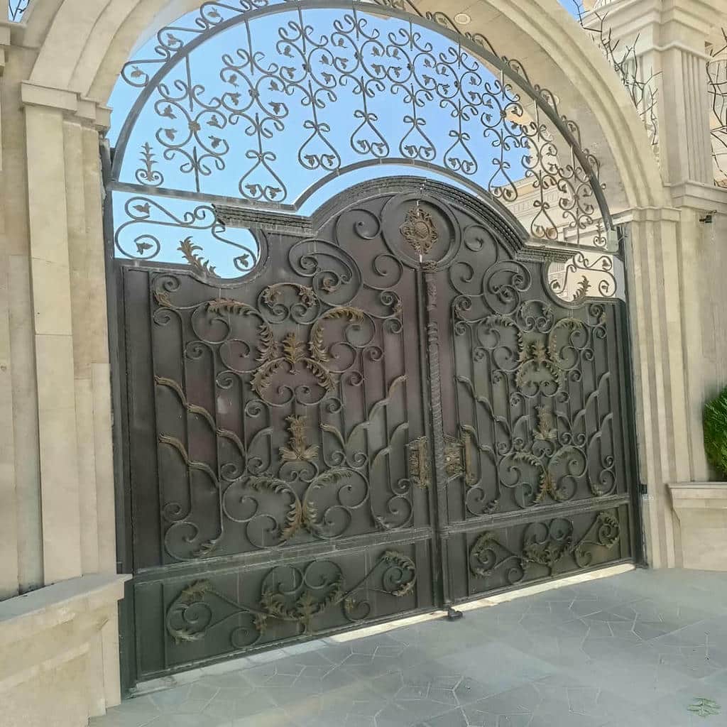 خرید درب حیاط ویلا ساده در بجنورد
