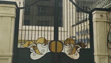 درب حیاط ویلا در ایلام