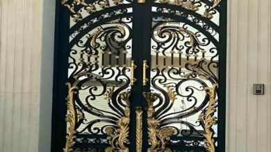 درب حیاط ویلا در دماوند