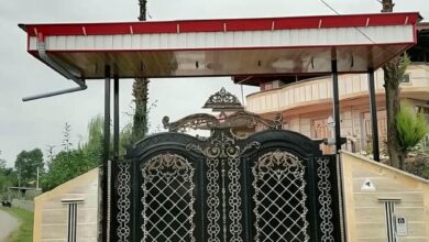 درب حیاط ویلا در تبریز