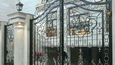 درب حیاط ویلا در کمال شهر