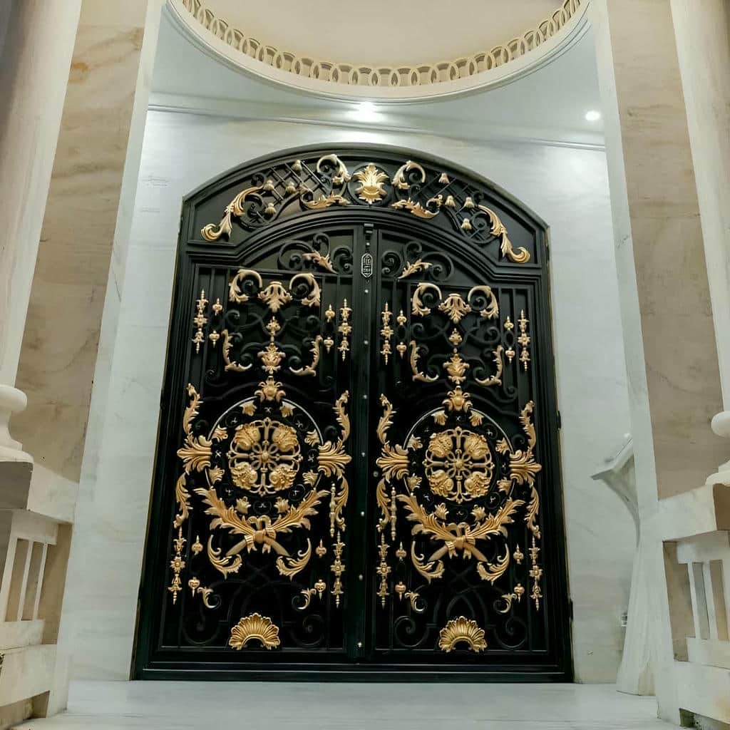 کارخانه درب حیاط ویلا سنگین در آمل