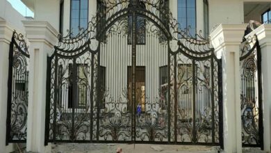 درب حیاط ویلا در بندر لنگه