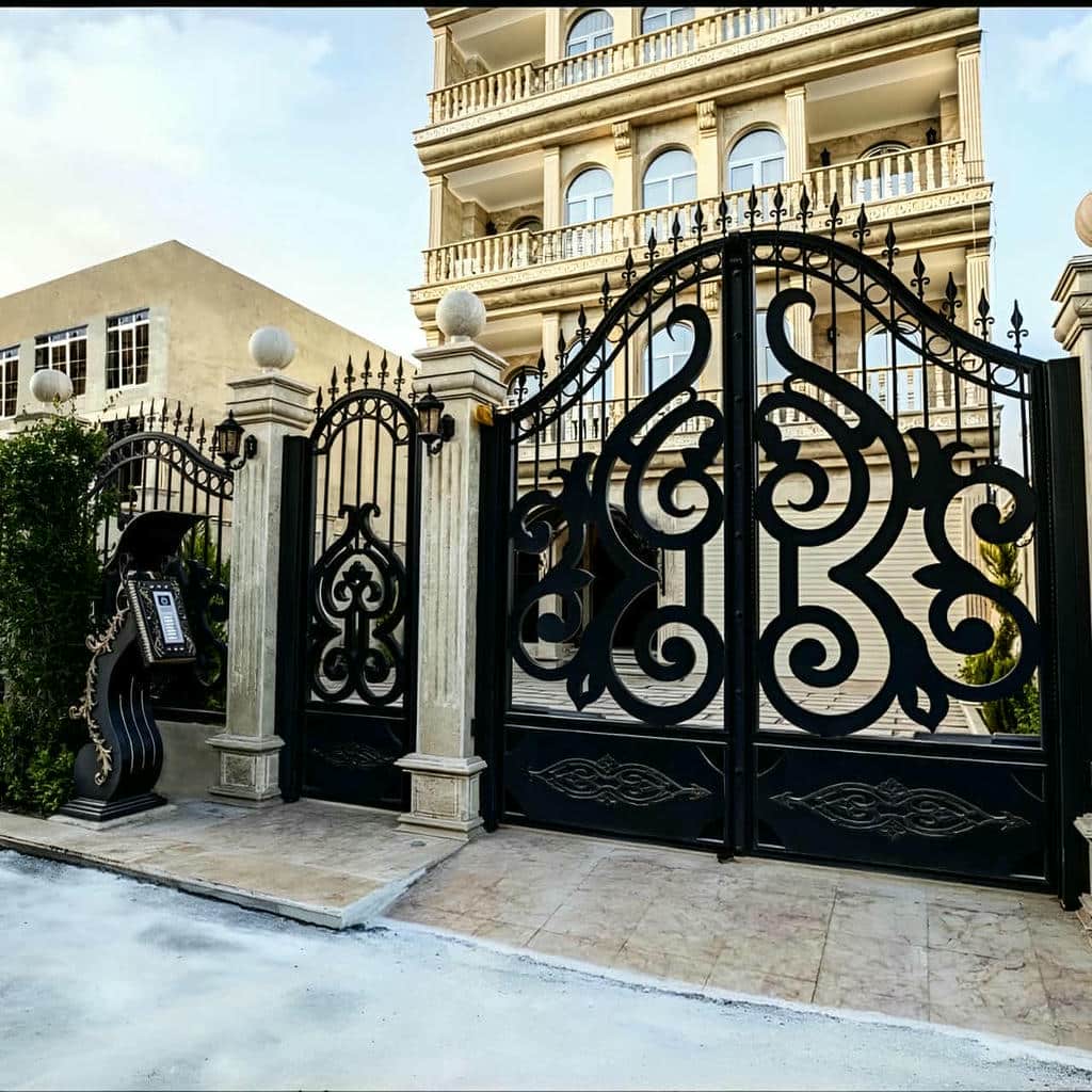 قیمت درب حیاط ویلا فرفورژه در استان گلستان