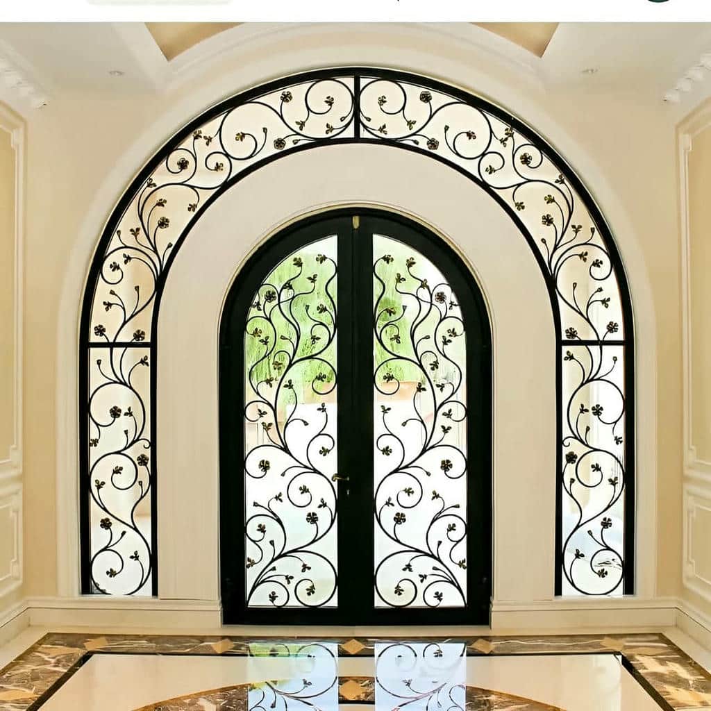 خرید درب حیاط ویلا ساده در ارومیه