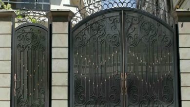 درب حیاط ویلا در عظیمیه کرج