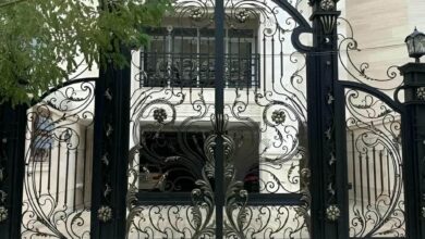 درب حیاط ویلا در نوشهر