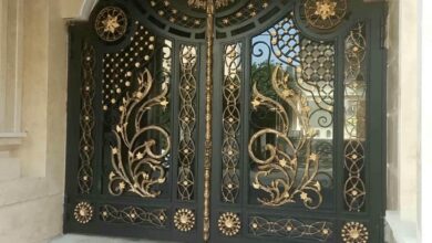 درب حیاط ویلا در سبزوار