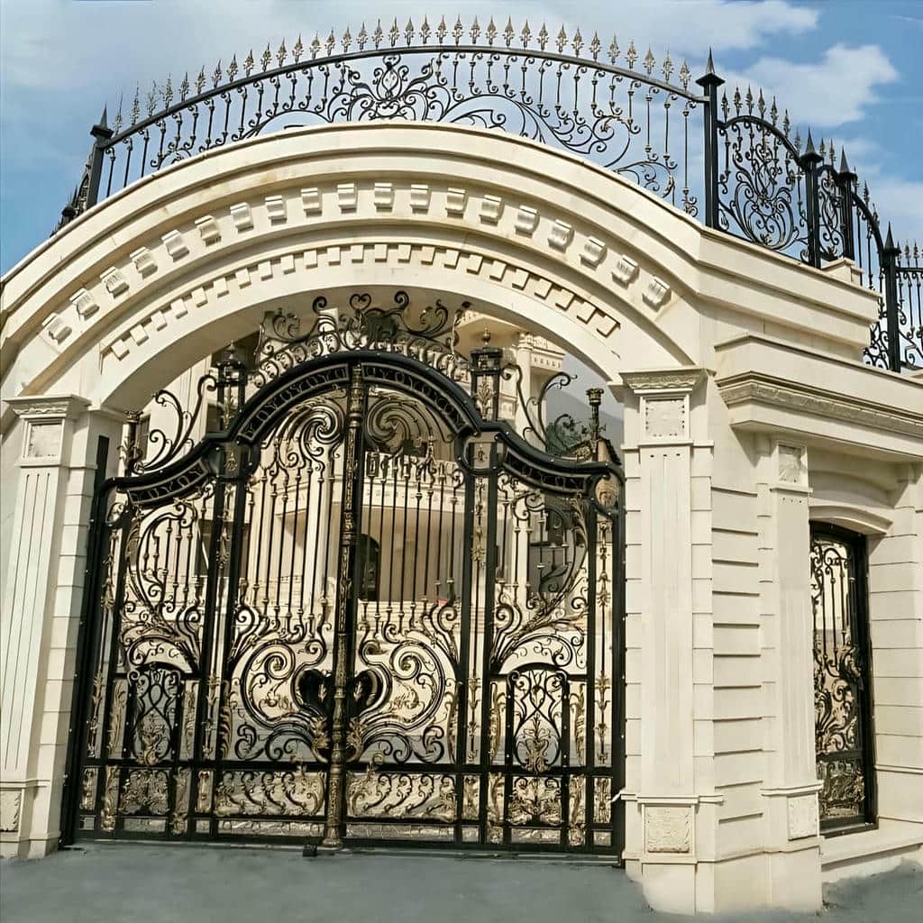 خرید درب حیاط ویلا ساده در زاهدان