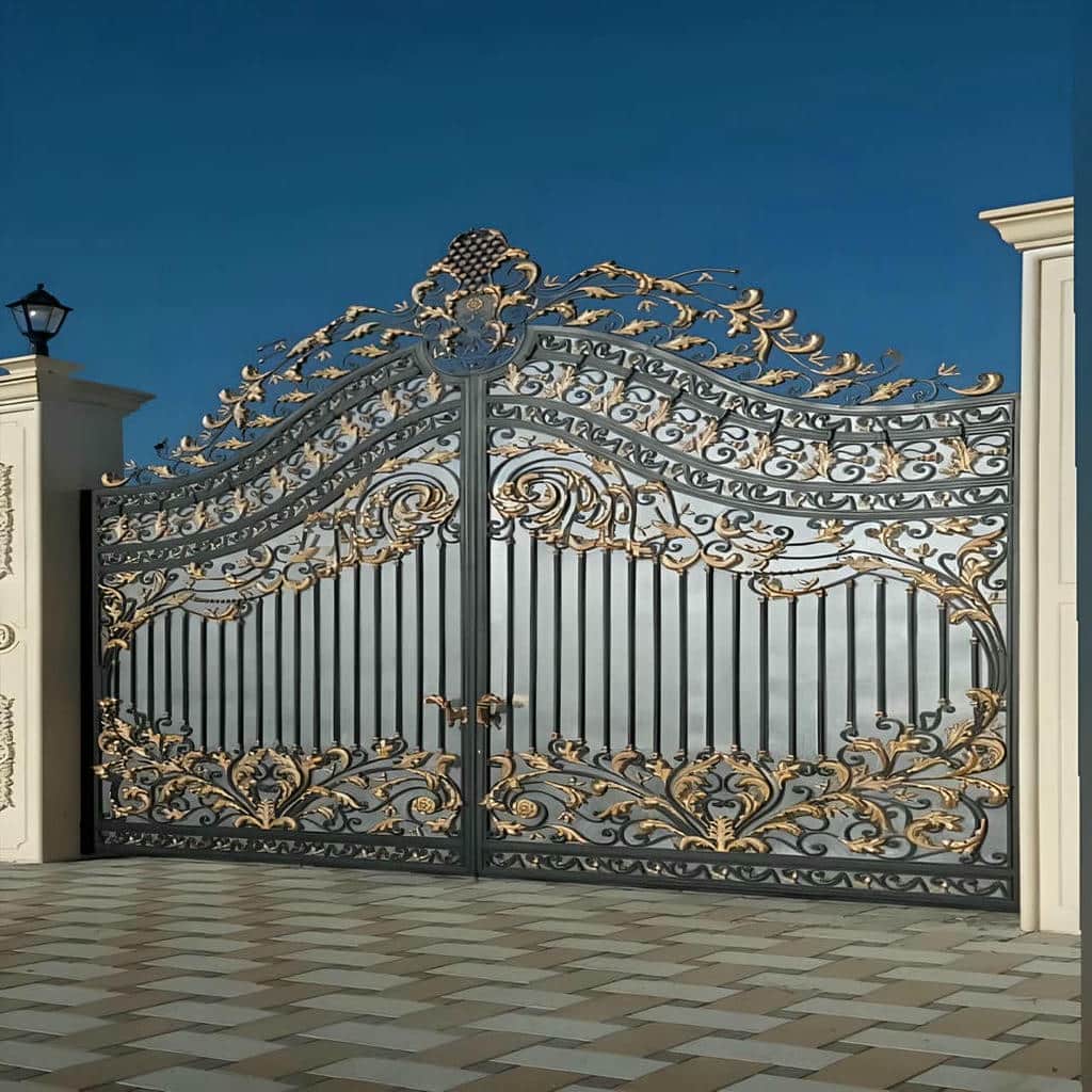 خرید درب حیاط ویلا ساده در ساوه