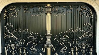 درب حیاط ویلا در ایرانشهر