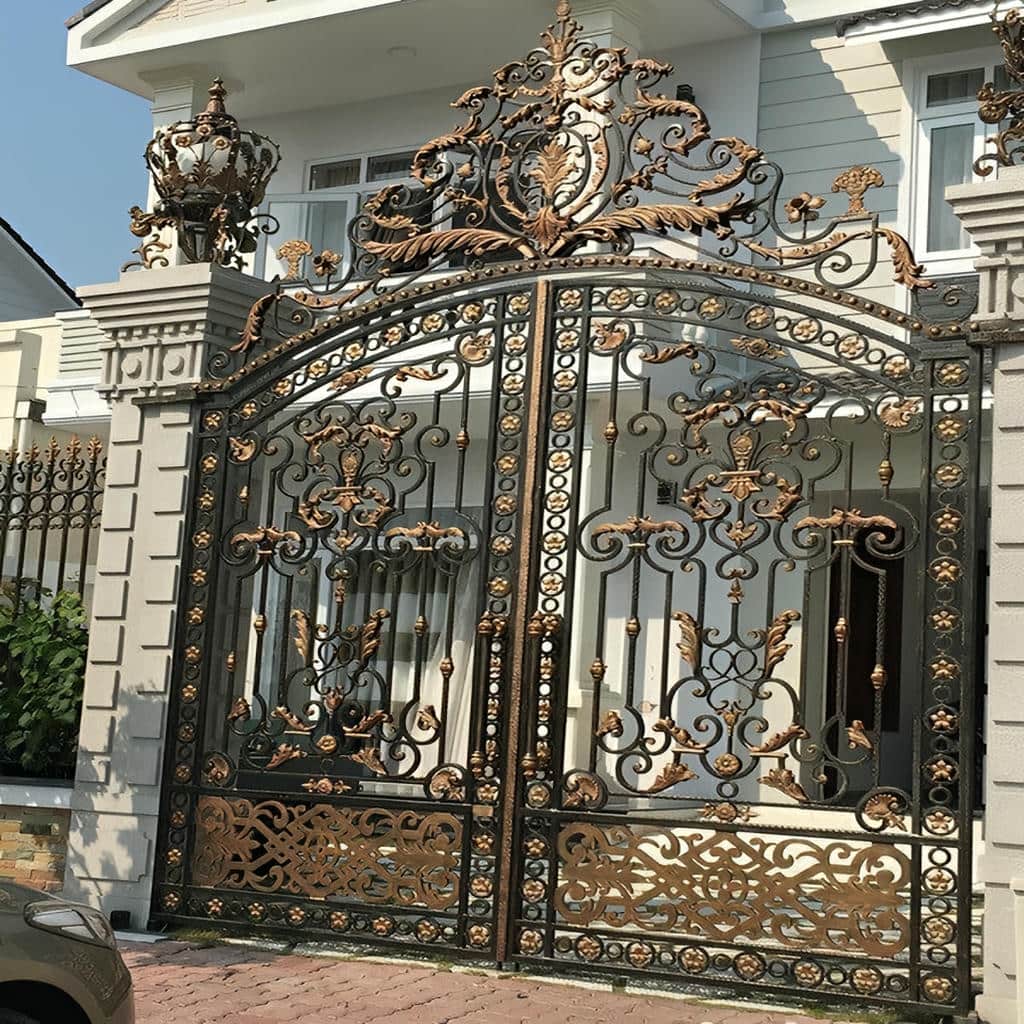 خرید درب حیاط ویلا ساده در آبادان