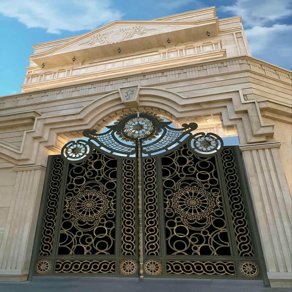 فروش درب حیاط ویلا کلاسیک در نیشابور