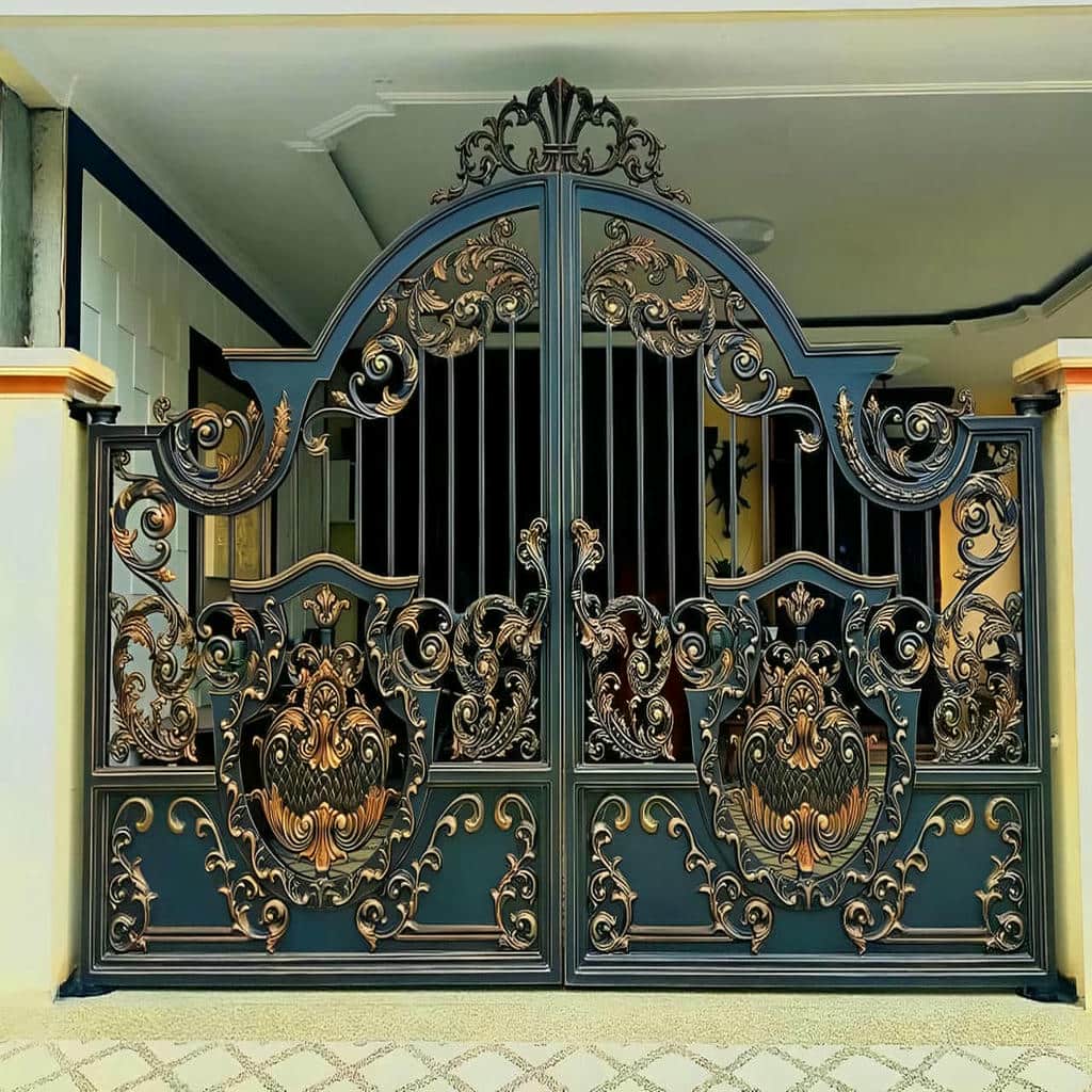 قیمت درب حیاط ویلا فرفورژه در اهواز