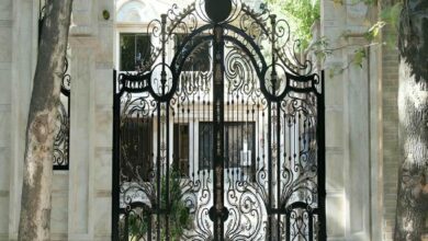 درب حیاط ویلا در طالقان