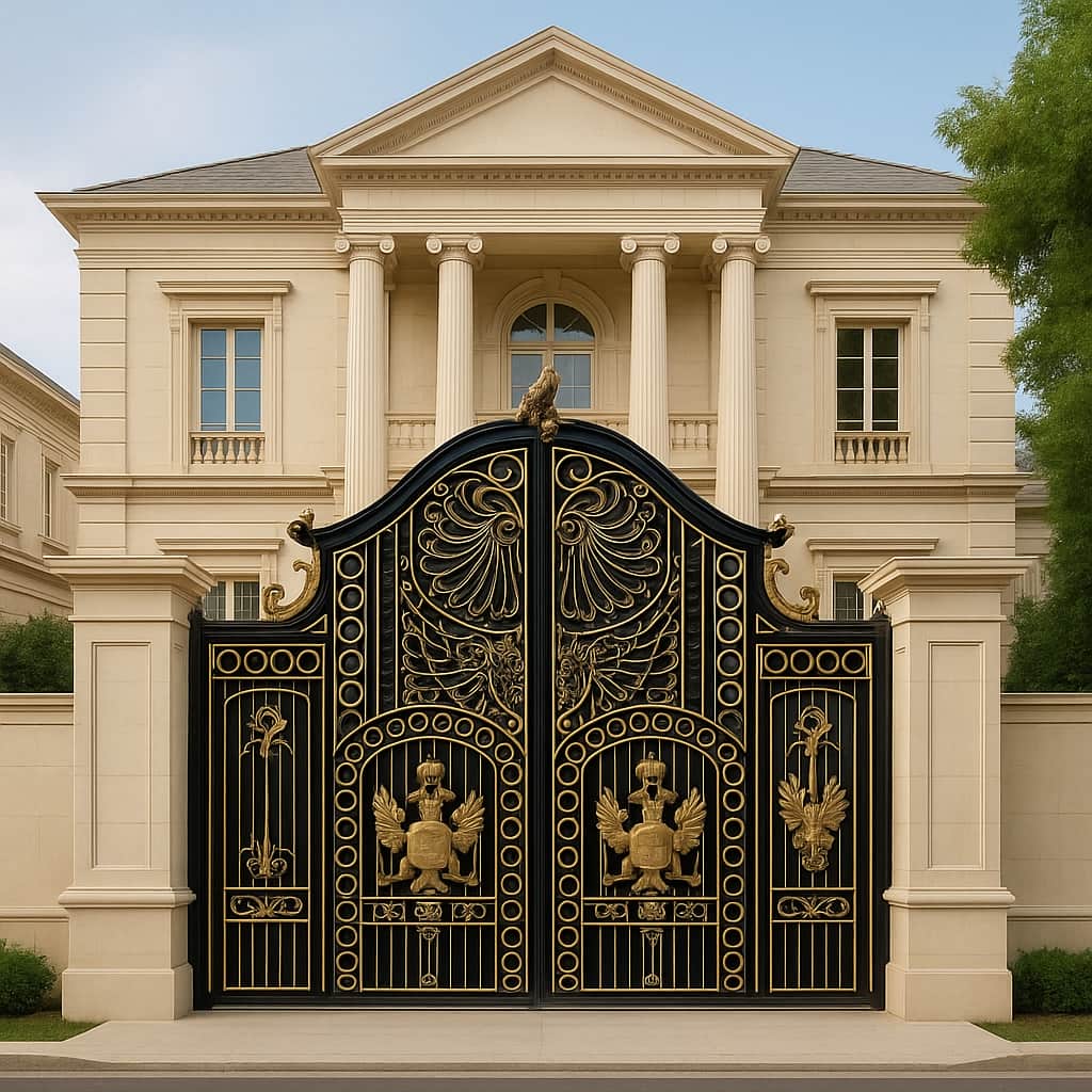 خرید درب حیاط ویلا سنگین در بوشهر