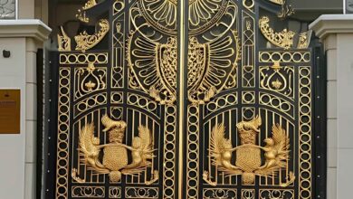 درب حیاط ویلا در بجنورد