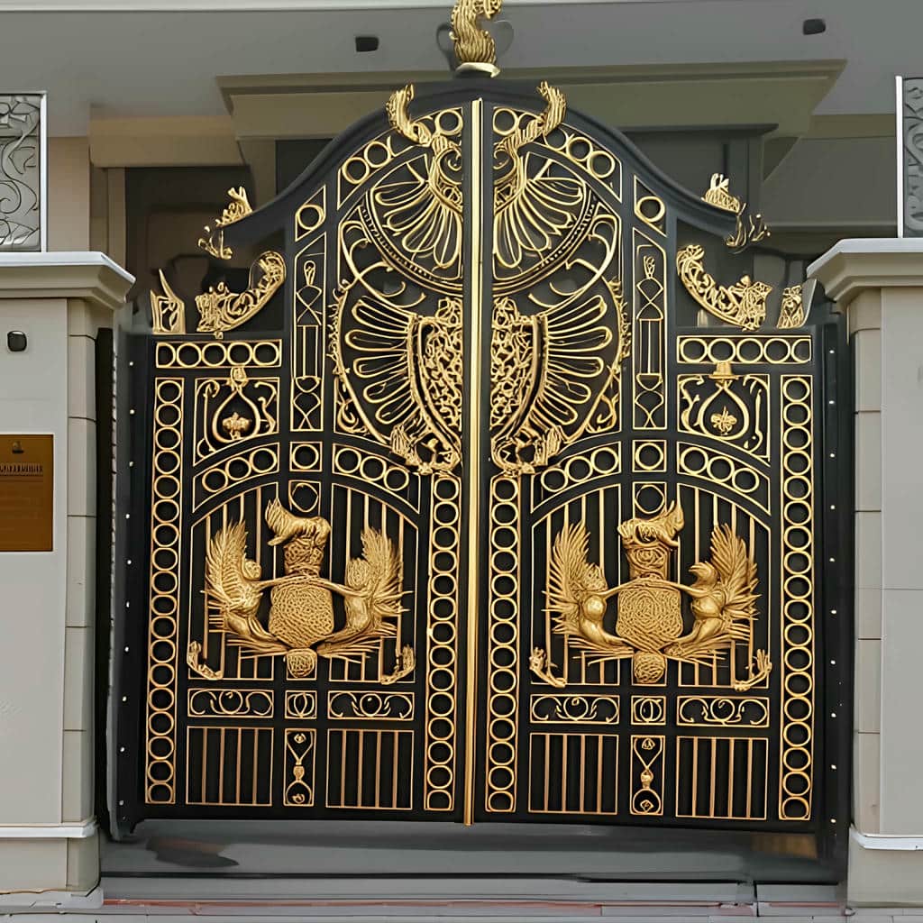 درب حیاط ویلا در بجنورد