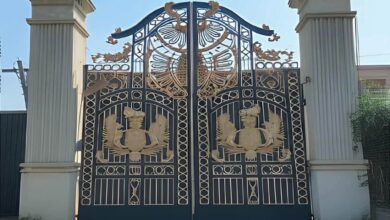 درب حیاط ویلا در آمل