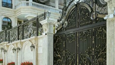 درب حیاط ویلا در مشهد
